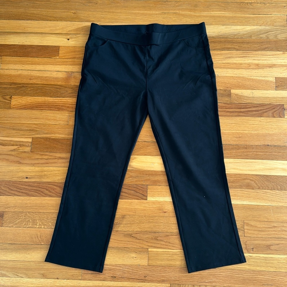 Ginasy Basic Collection Women’s Elastic Waist Pants (Size 4XL)